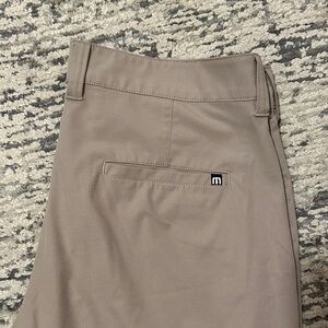 Travis Mathew Men's Athletic Shorts in Taupe
